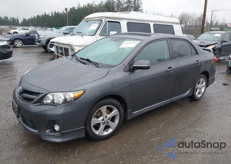 2011 Toyota Corolla S from USA, damaged, VIN 2T1BU4EE8BC693661